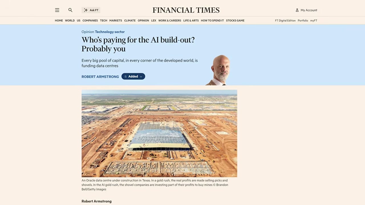 Who Really Pays for AI Data Centers?