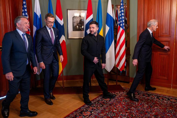Volodimir Zelenski v Oslu | Foto: Reuters