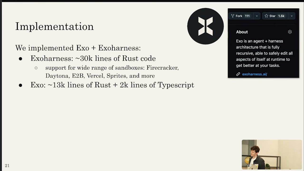 Implementation of Exo and Exoharness